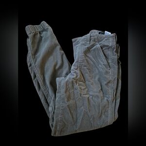 Banana Republic Womens Corduroy Charcoal Joggers